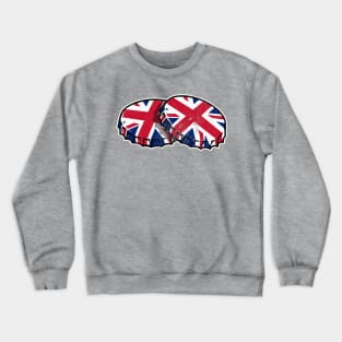 Union Jack Beer Bottle Caps Crewneck Sweatshirt